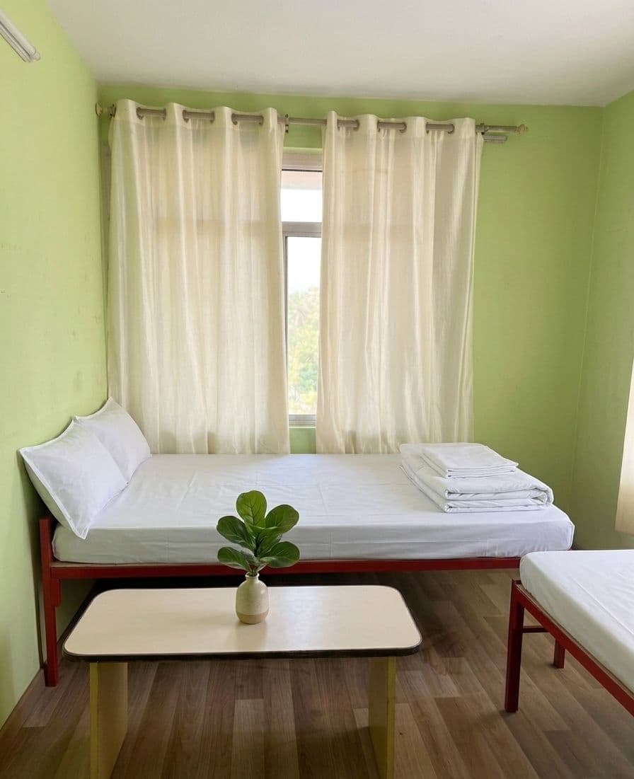 Single Room stay area at Norbu Homestay Kathmandu
